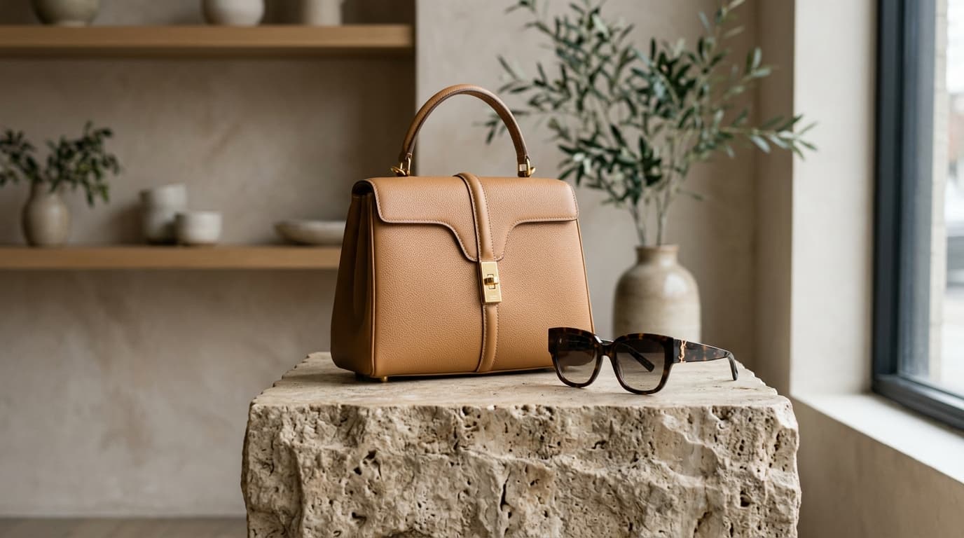 A leather handbag from the Asteria atelier